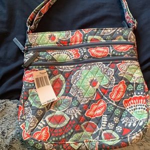 NWT, Vera Bradley triple zip holster bag